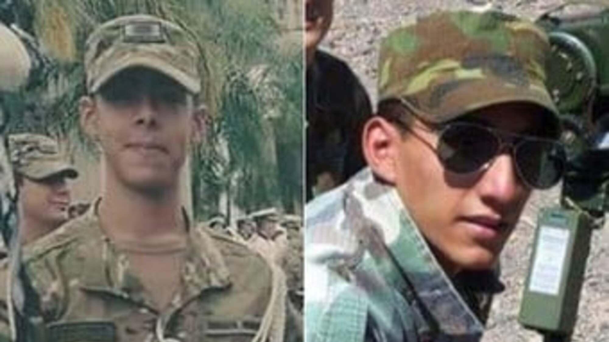 Los hermanos Namir y Didier Cáceres Mdalel, de 21 y 27 años, respectivamente.