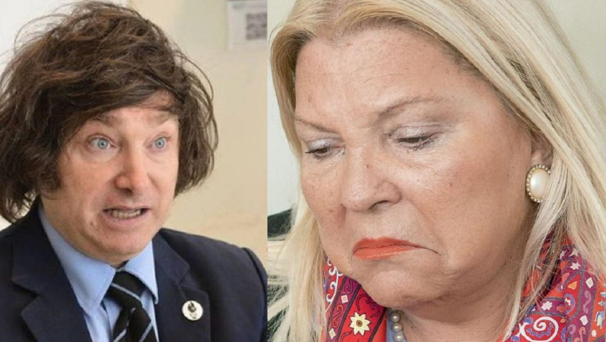 El clima político se sigue tensando ante la cercanía de las elecciones: Milei y Carrió se descalificaron mutuamente. 