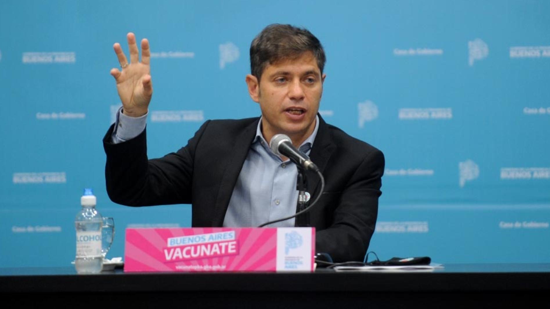 Axel Kicillof apuntó contra la oposición de cara a las próximas elecciones legislativas (Telam).