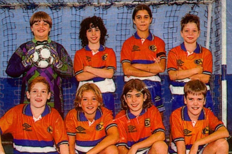 Parte del elenco de 'Cebollitas'.