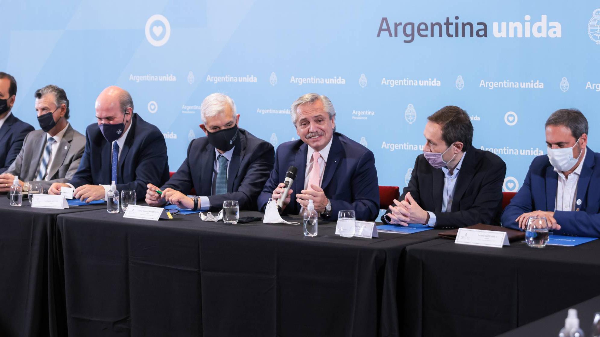 Alberto Fernández encabezó el lanzamiento del proyecto de Desarrollo Sostenible de la cadena vitivinícola.