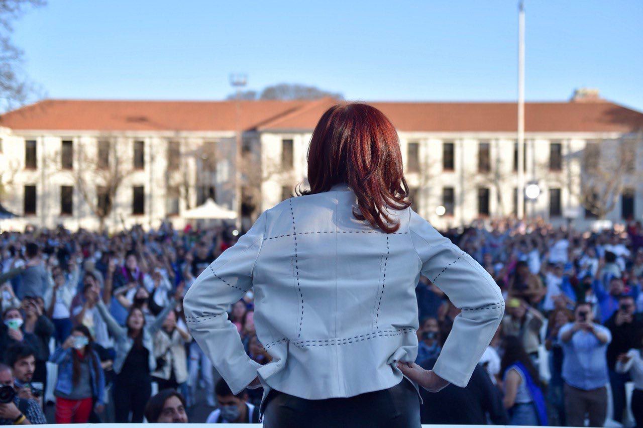 Cristina Kirchner encabezó el Encuentro Nacional de Jóvenes de La Cámpora.