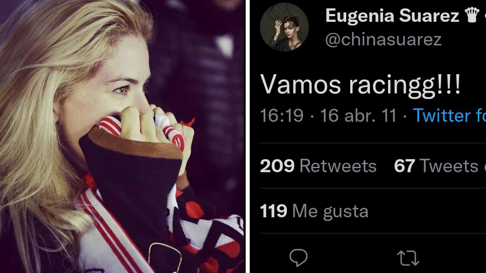 La china Suárez desconcertó a todos con sus posteos sobre de qué cuadro es hincha.