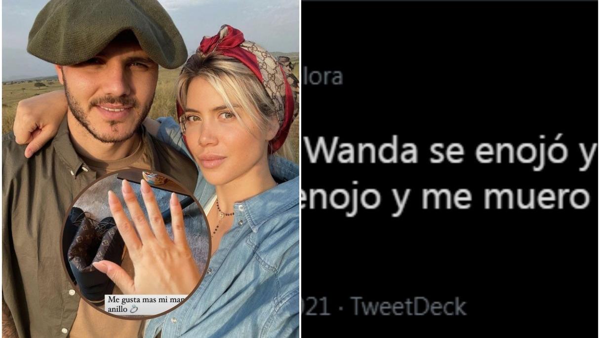 Wanda Nara se mostró sin el anillo de casamiento. ¿Se viene el divorcio millonario?