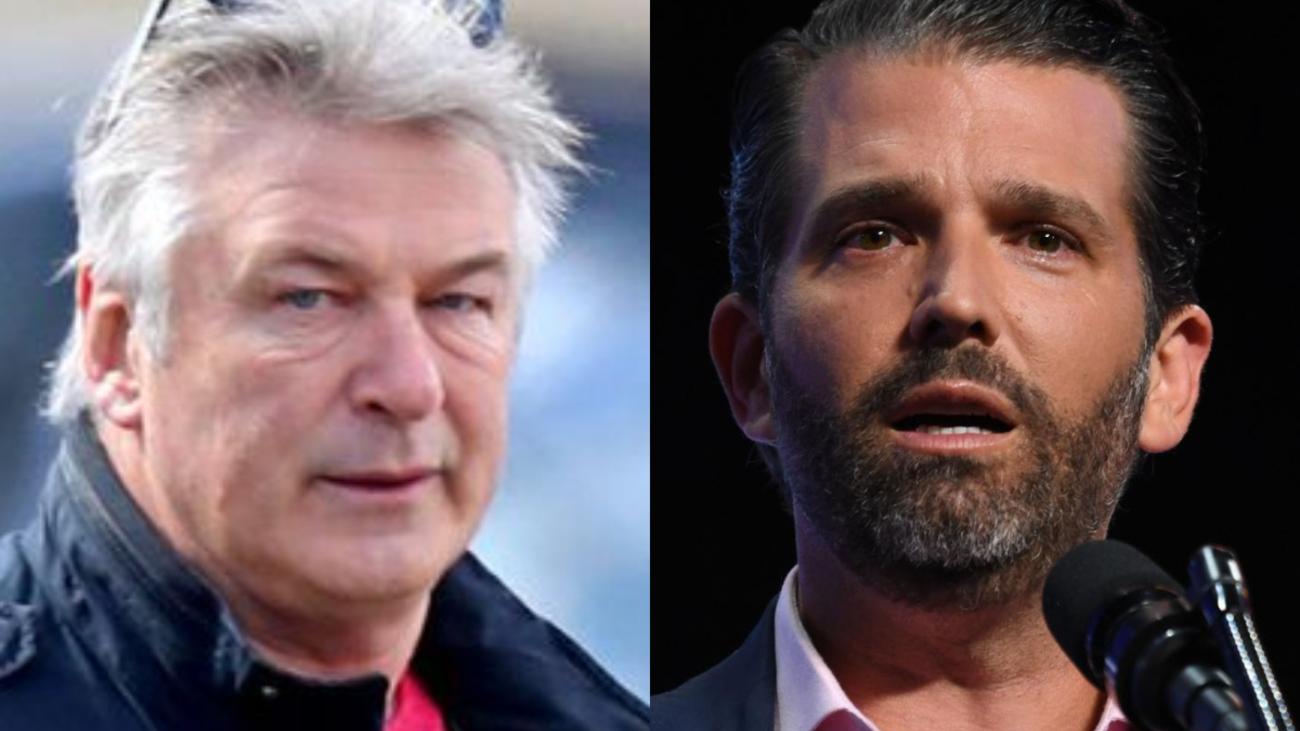 Donald Trump Jr. aprovechó para mofarse de Alec Baldwin en Instagram.