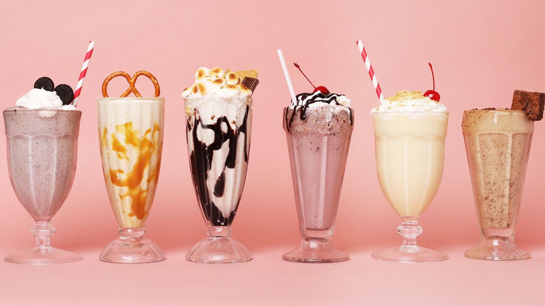 El milkshake es una opción para hacerle frente al calor en Argentina. 