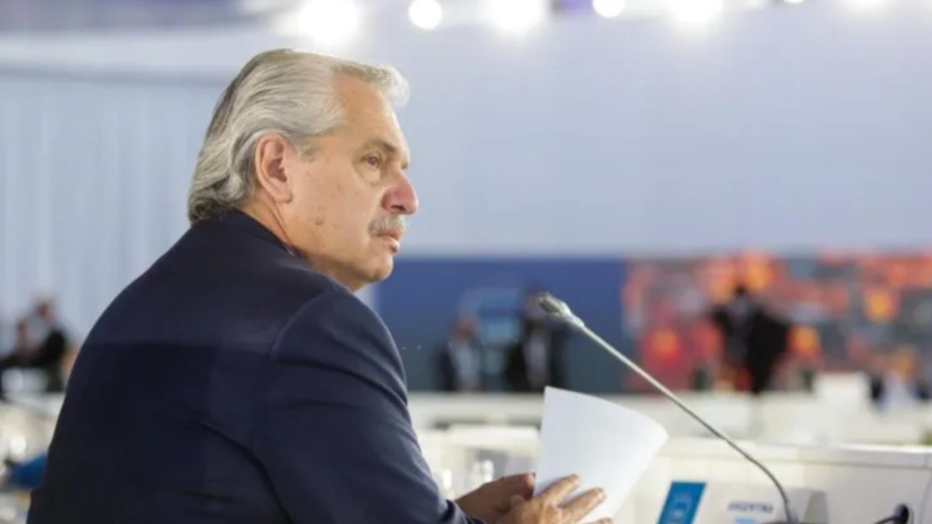 Alberto Fernández expuso en Roma durante la segunda sesión plenaria de la jornada final de la Cumbre de Líderes del G-20.