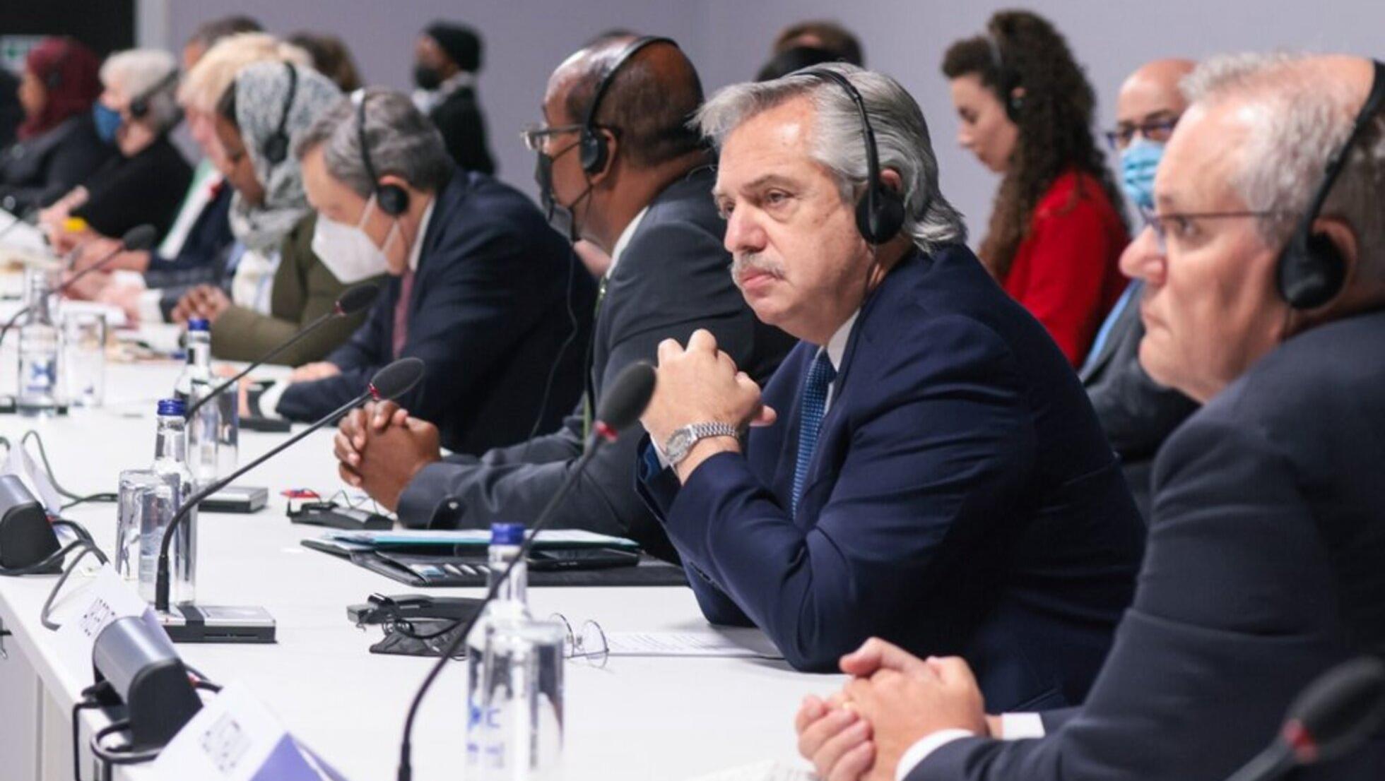 Alberto Fernández participó de la Cumbre de Líderes de la Conferencia de las Naciones Unidas sobre el Cambio Climático.