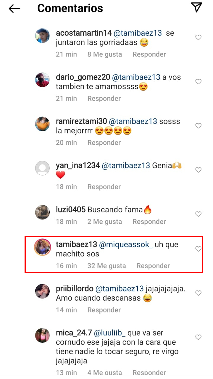 La contestación de Tamara Báez tras defender a Wanda Nara.