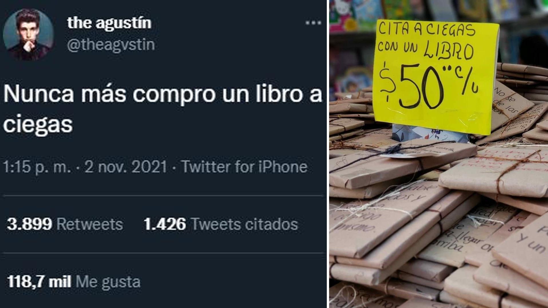 El viral de Twitter en el que un usuario se decepcionó al ver el libro que le había tocado de sorpresa.