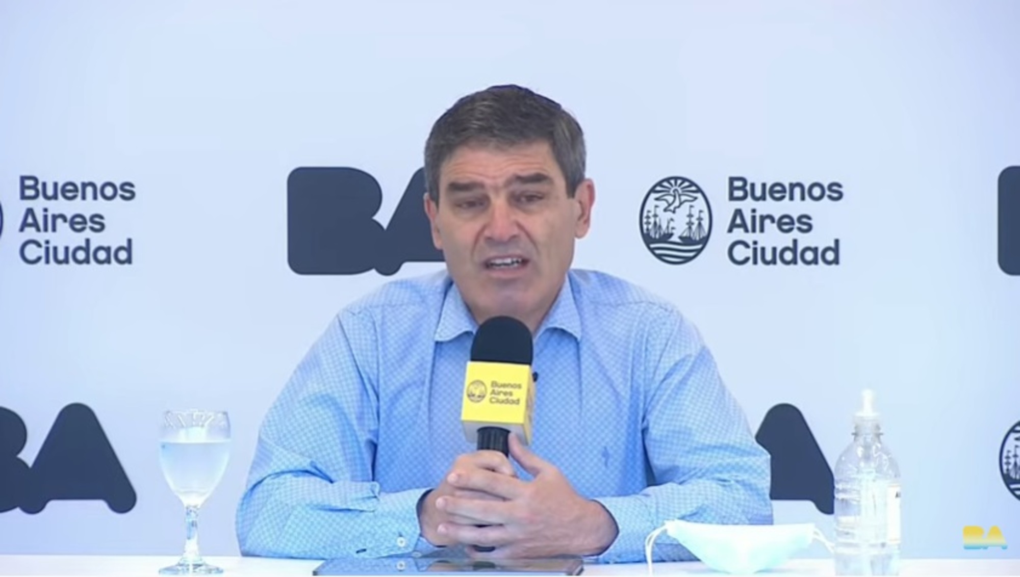 Fernán Quirós, ministro de Salud porteño, habló este jueves sobre los casos de coronavirus en Capital Federal (Captura de pantalla).