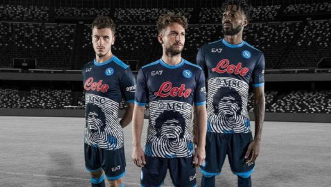 Napoli jugará con la camiseta ante Hellas Verona, Inter y Lazio (Twitter).