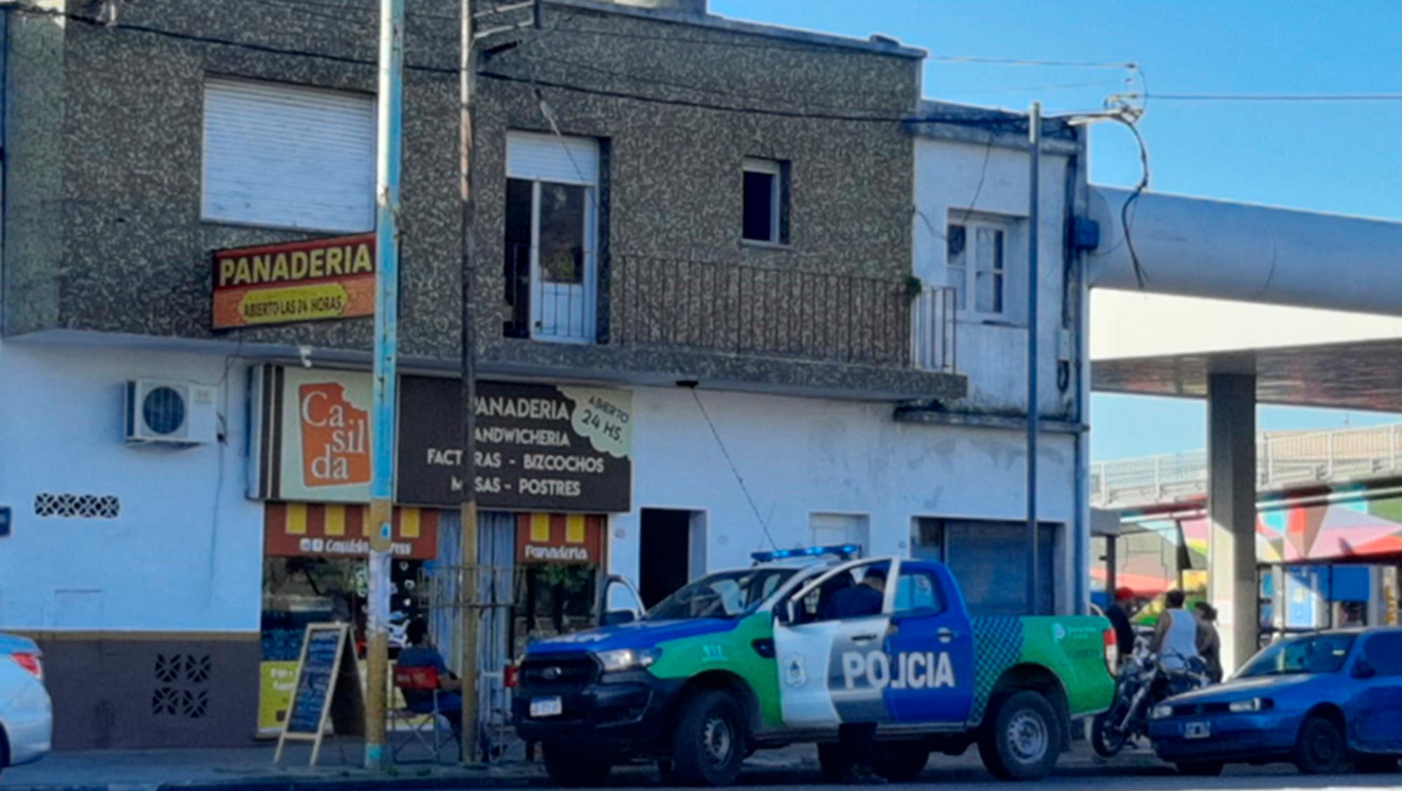 El accidente ocurrió en un edificio de Olavarría (Gentileza El Popular).