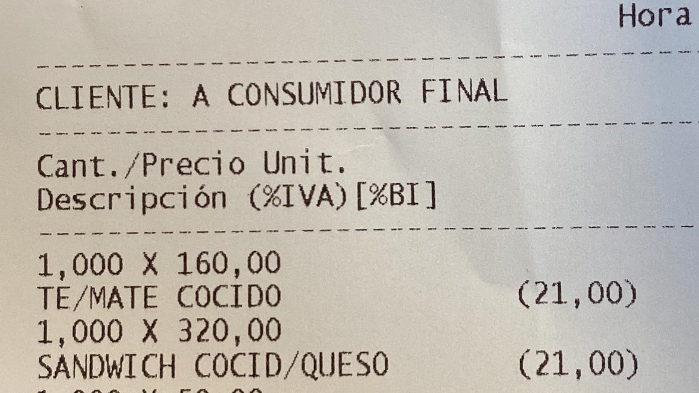 El ticket publicado por Ezequiel Campa se hizo viral en Twitter.