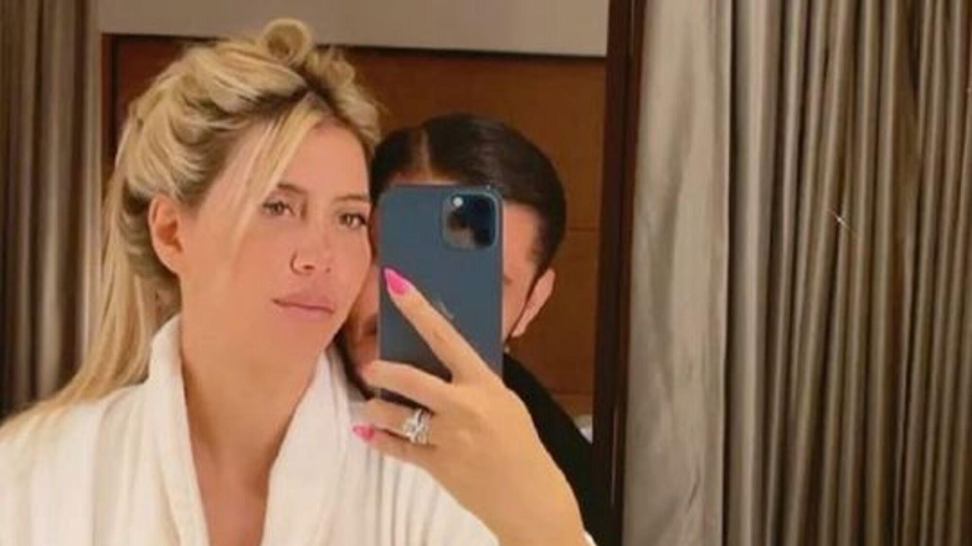 Wanda Nara abrazó a un hombre idéntico a Mauro Icardi y en las redes sociales comenzó la especulación