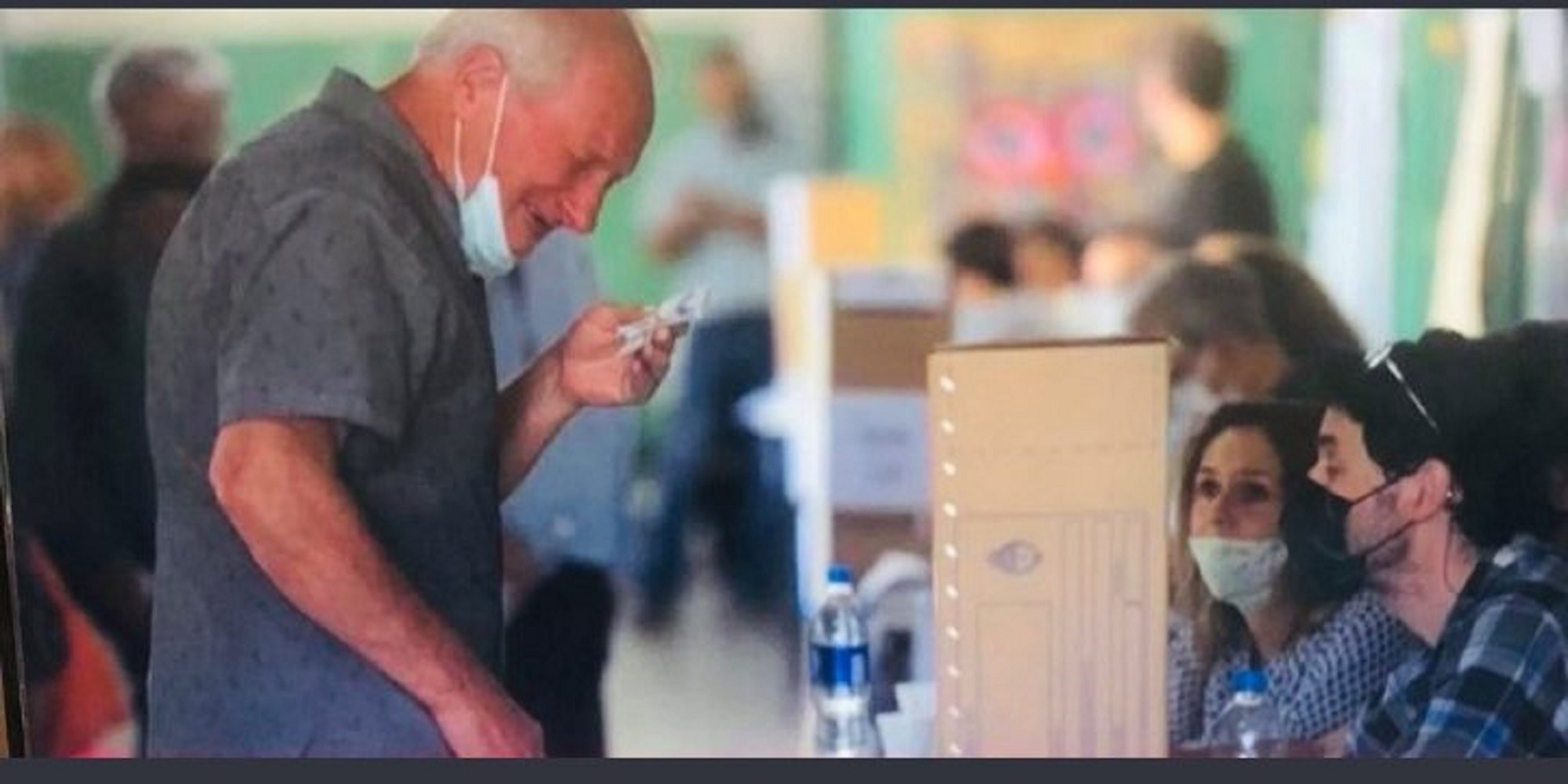 Pedro Sabo y su esposa, Magdalena, llegaron a la escuela, situada en Grito de Alcorta al 900, la mañana de elecciones. 