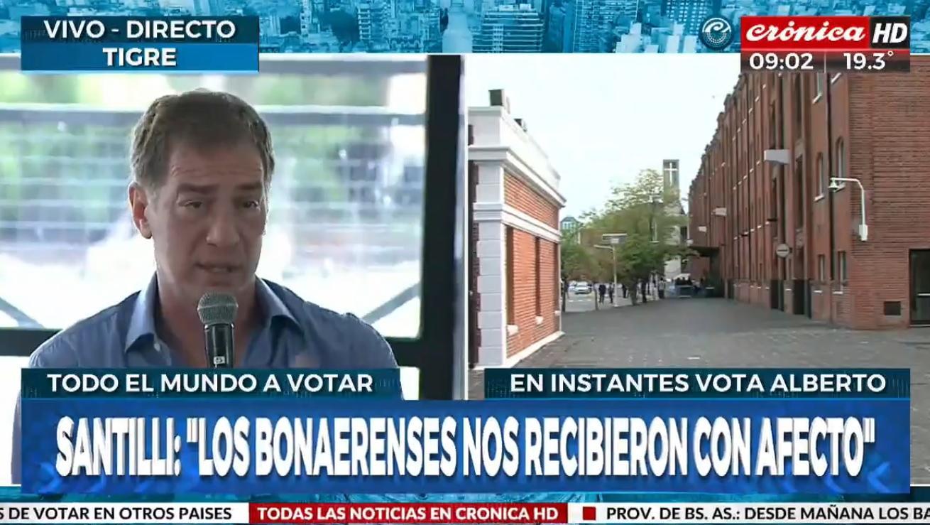 Los candidatos de Juntos por el Cambio de la provincia de Buenos Aires compartieron un desayuno en Tigre (Crónica HD).