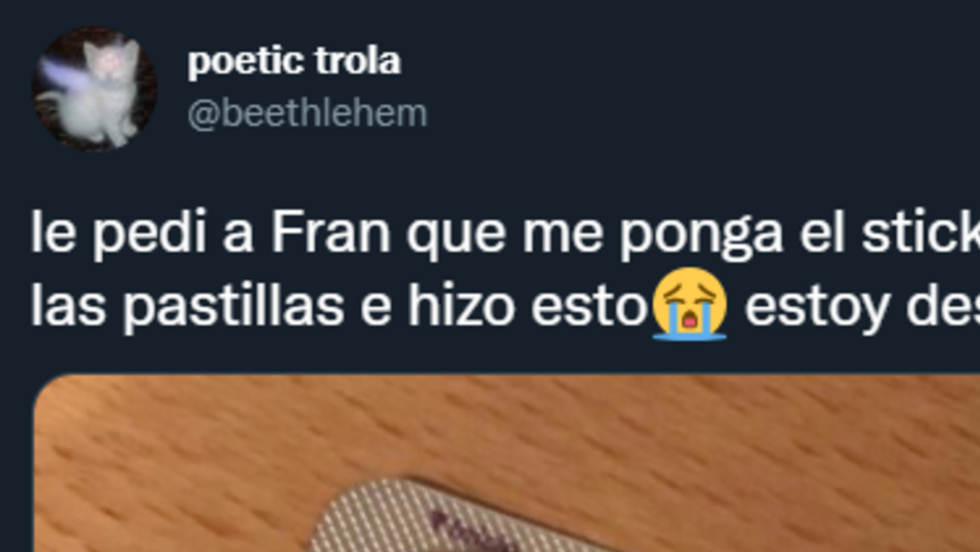 El pedido de la chica a su novio se viralizó en Twitter. 