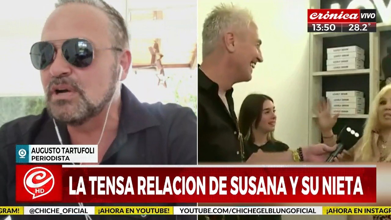 La tensa relación de Susana Giménez con su nieta Lucía.