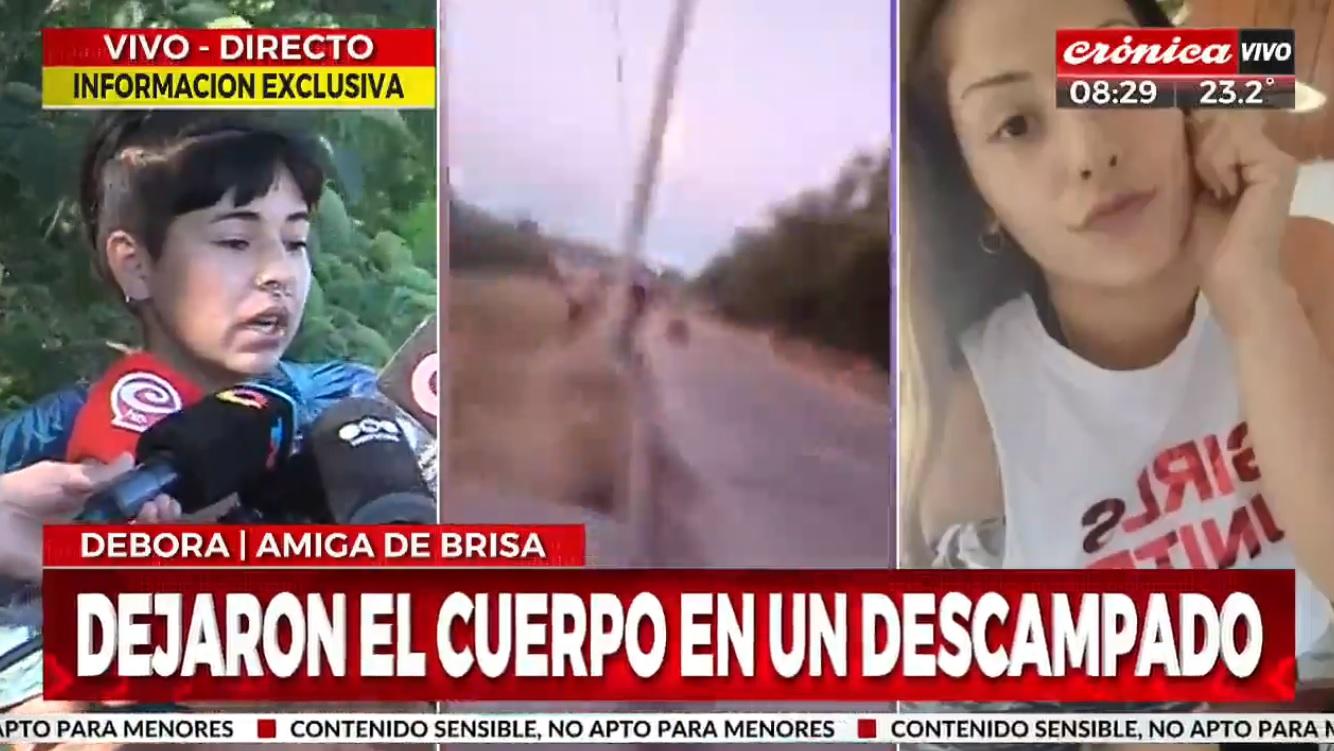 Una amiga de Brisa Formoso Sobrado reveló detalles sobre el femicidio de la joven (Crónica HD).