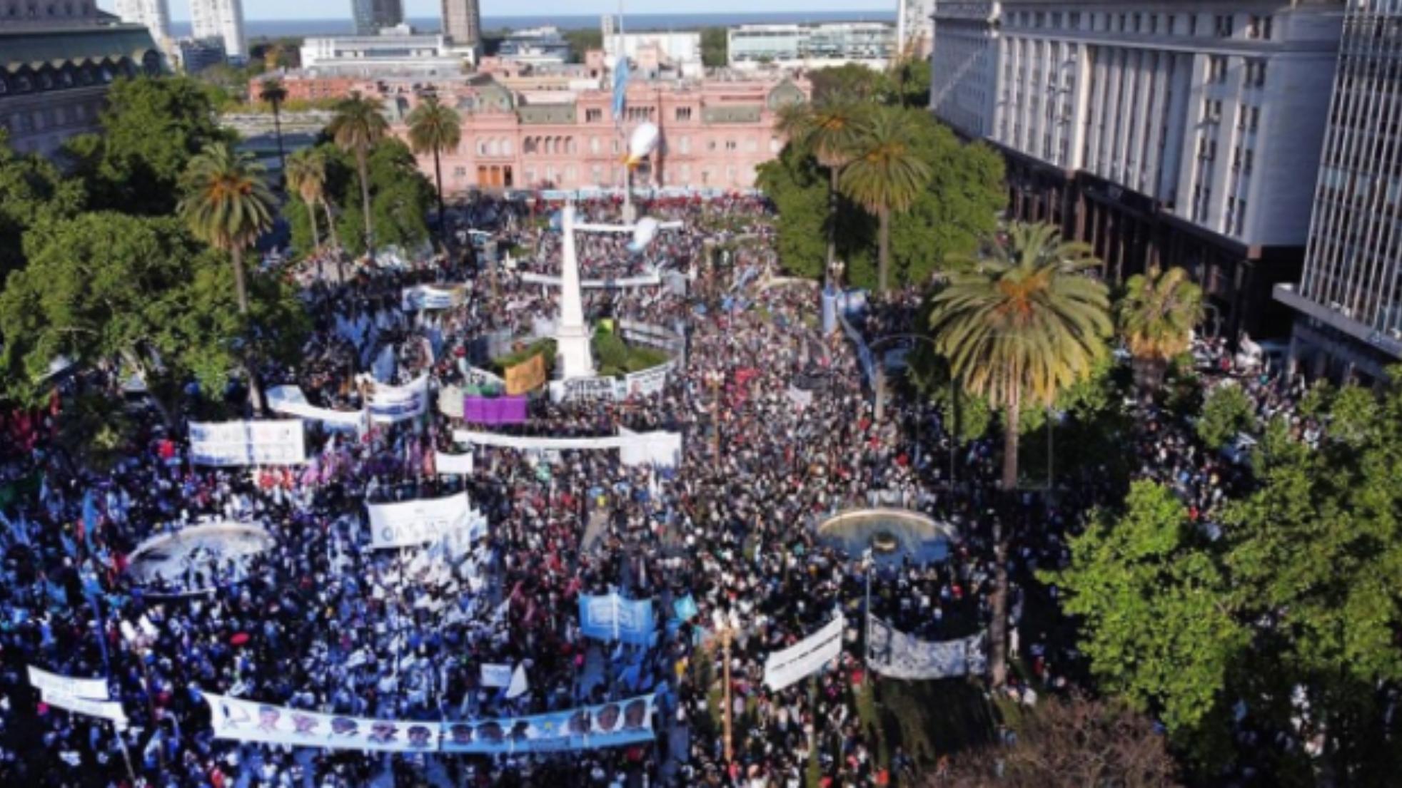 El acto está convocado para las 15 de este miércoles (Telam).