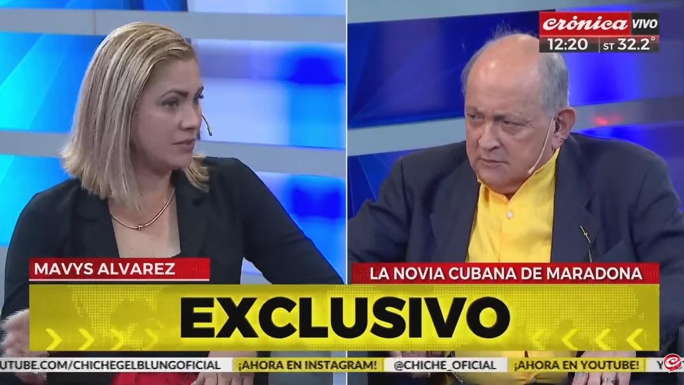 Mavys Álvarez, mano a mano en exclusiva con Chiche Gelblung (Crónica HD).