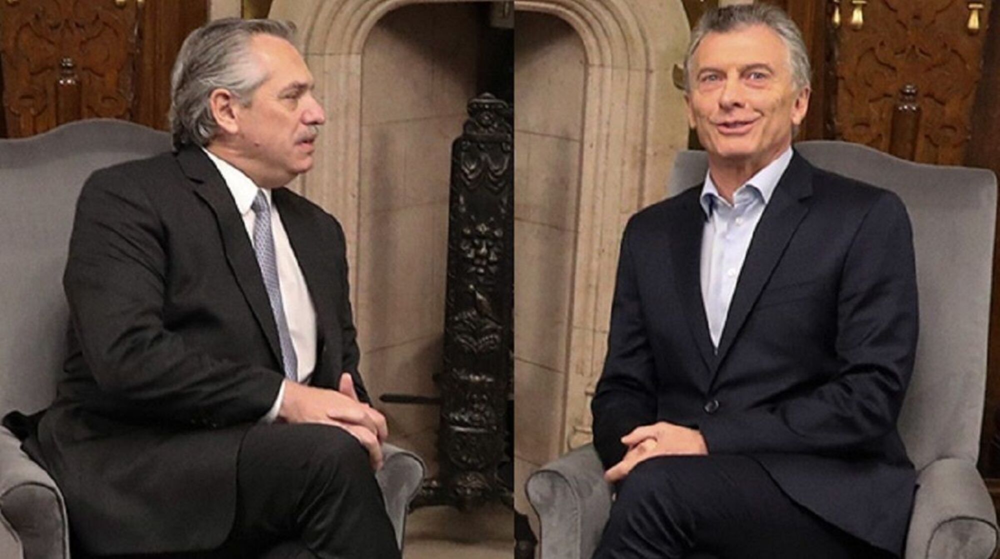 Alberto Fernández y Macri coincidieron en condenar el ataque a la sede del diario en Barracas.