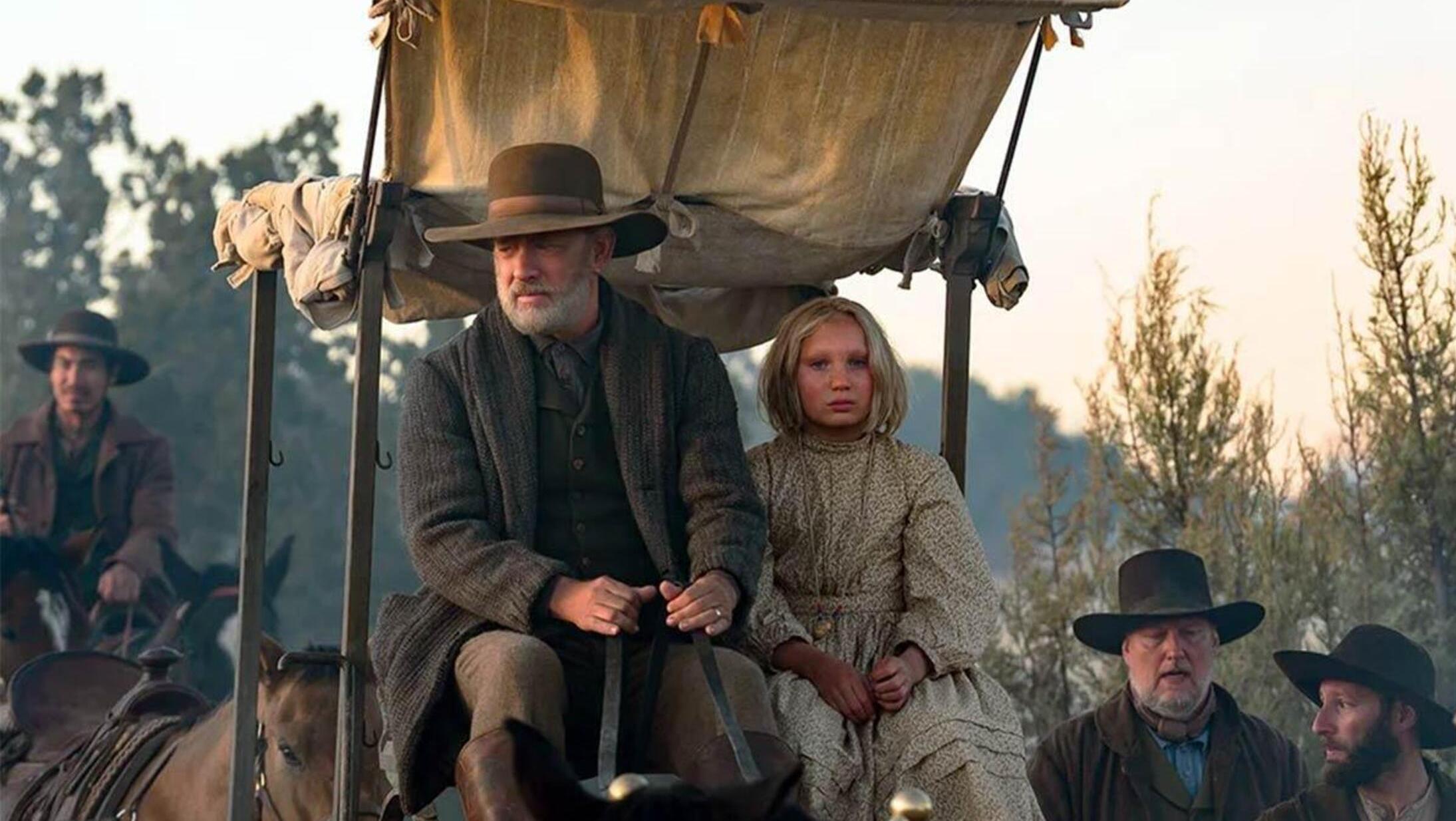 Tom Hanks protagoniza un western emotivo. 