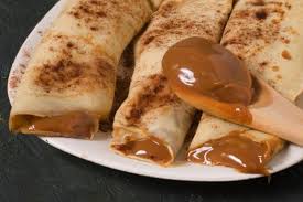 Panqueques de dulce de leche. 