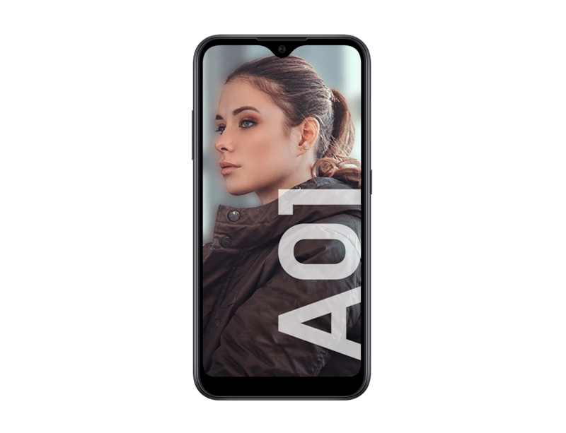 Celular Galaxy A01 Negro.