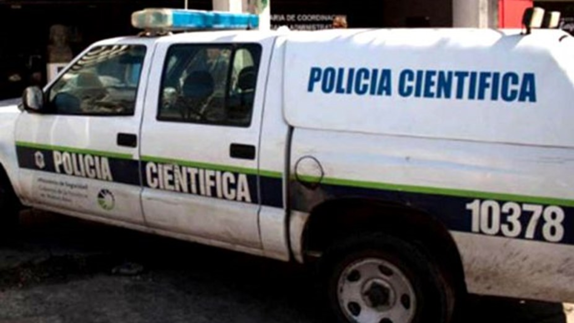 La policía científica traslada el cuerpo para la autopsia. 