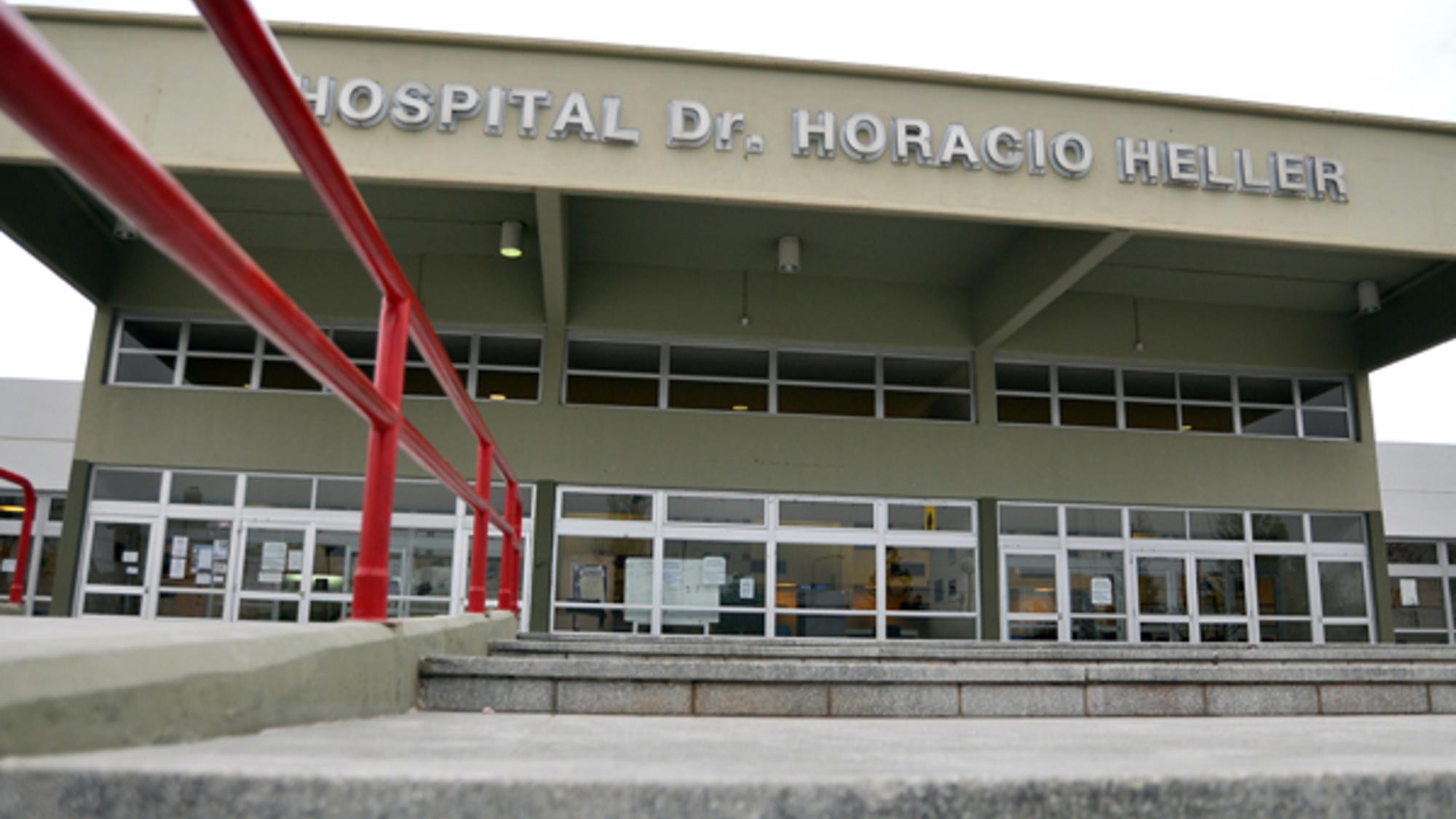 El hospital Horacio Heller, lugar donde el menor de dos años falleció. 