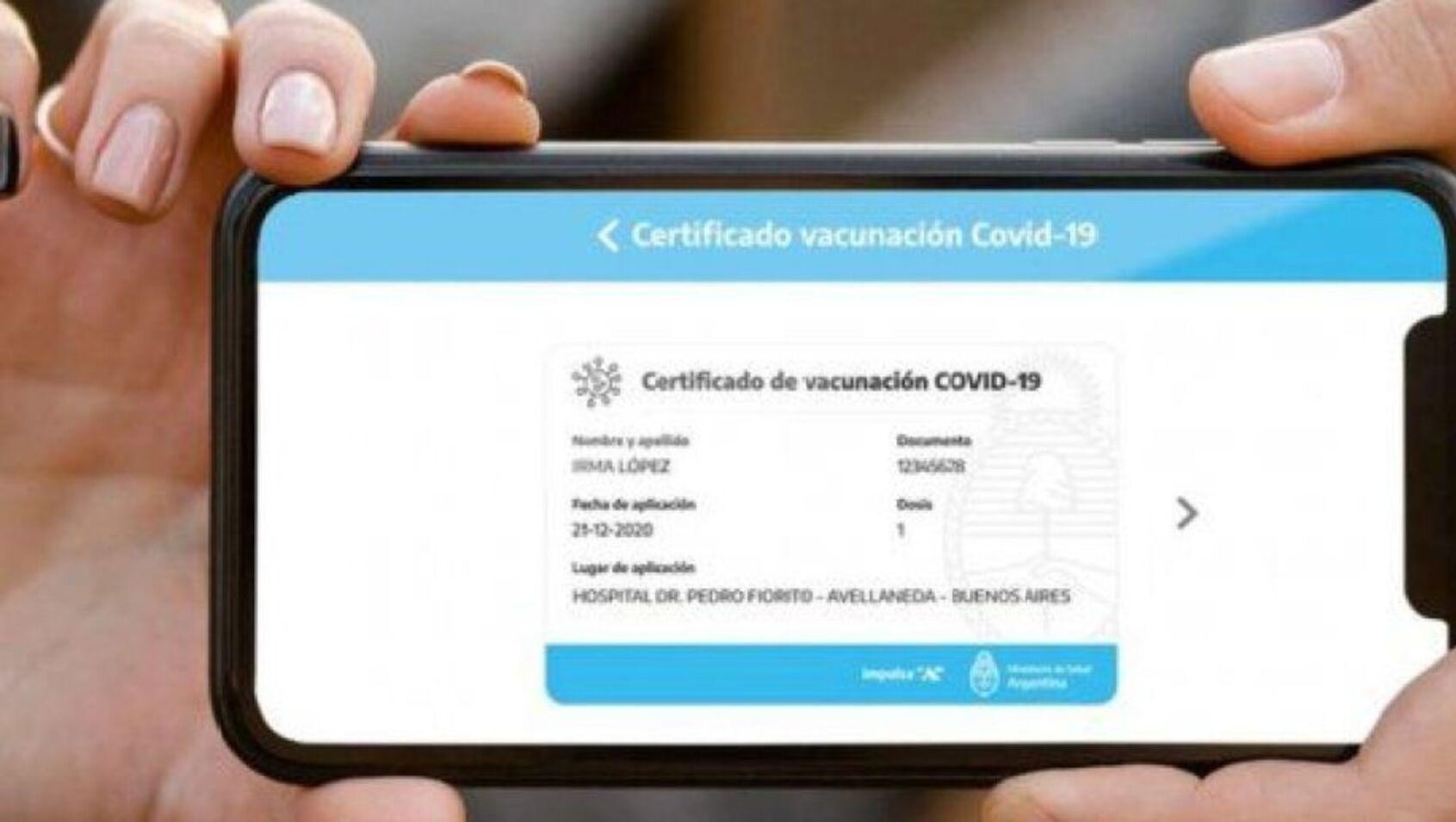 El pase sanitario se podrá descargar de manera gratuita a través de la app 