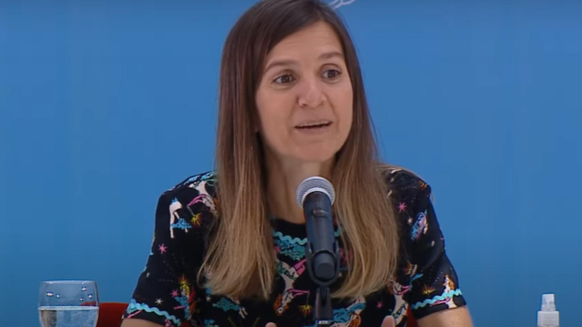 Fernanda Raverta anunció la ampliación de las Becas Progresar (captura).