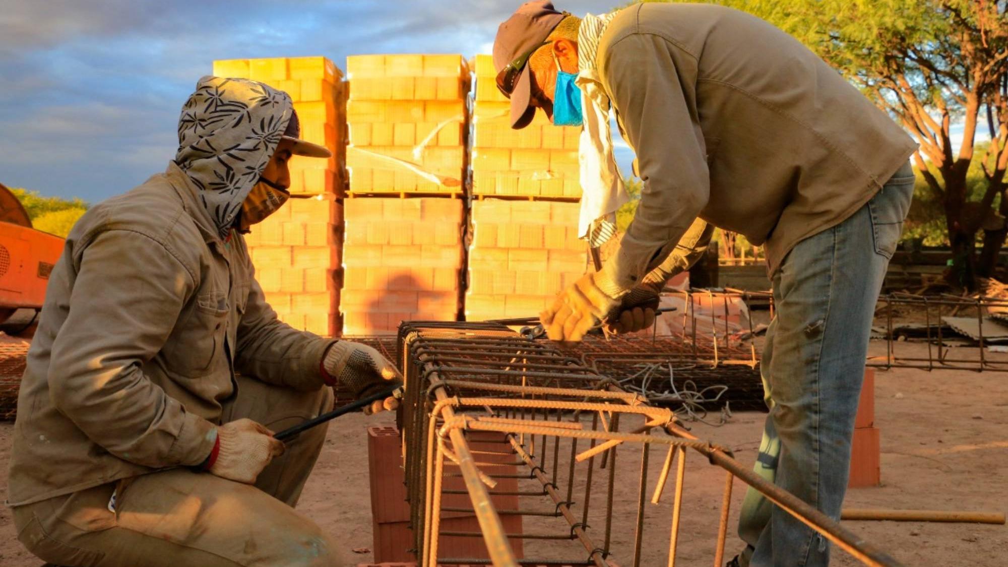 Por séptimo mes consecutivo, La Rioja lidera el empleo formal en la construcción.