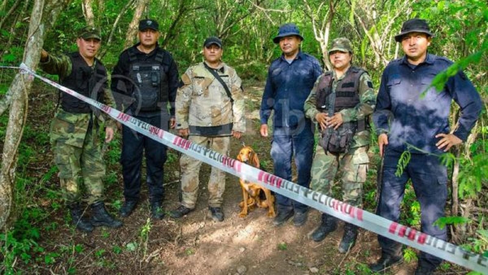 El grupo de rescate que encontó a Oscar Castro en el Cerro de la Virgen liderado por una sargento y por la perra India.