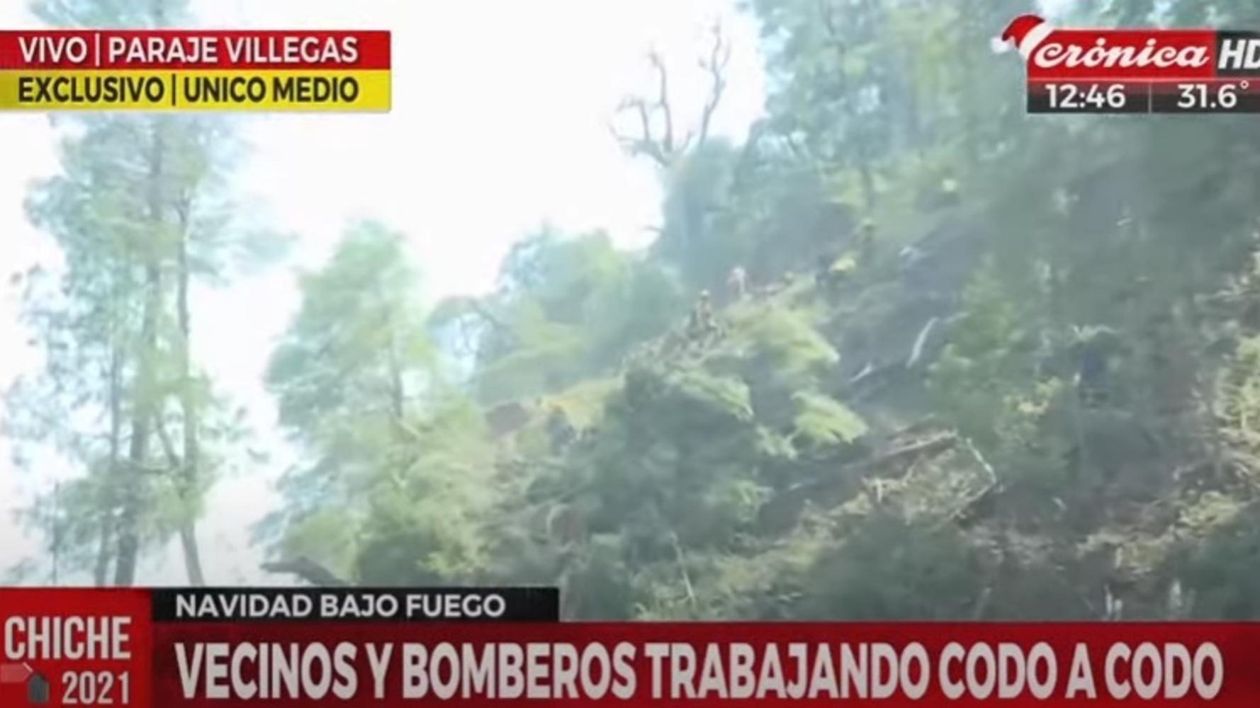 El incendio forestal afectó hasta el momento a tres mil hectáreas en dos provincias: Río Negro y Neuquén.