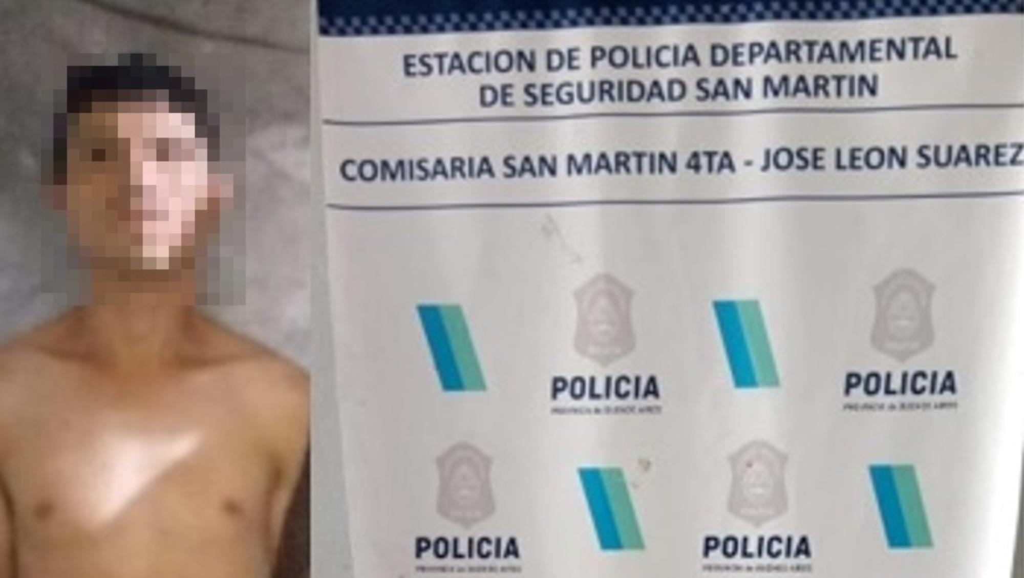 Este es el sicario que fue capturado por los investigadores policiales.