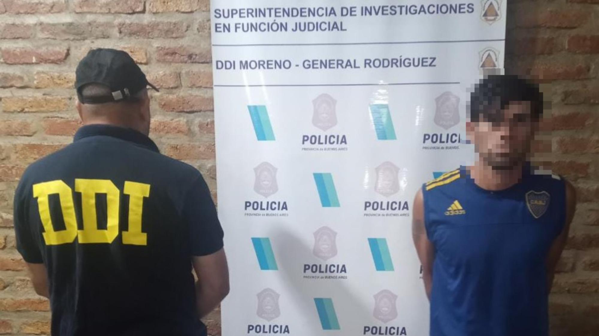 Este es el malviviente que fue arrestado por los investigadores policiales.