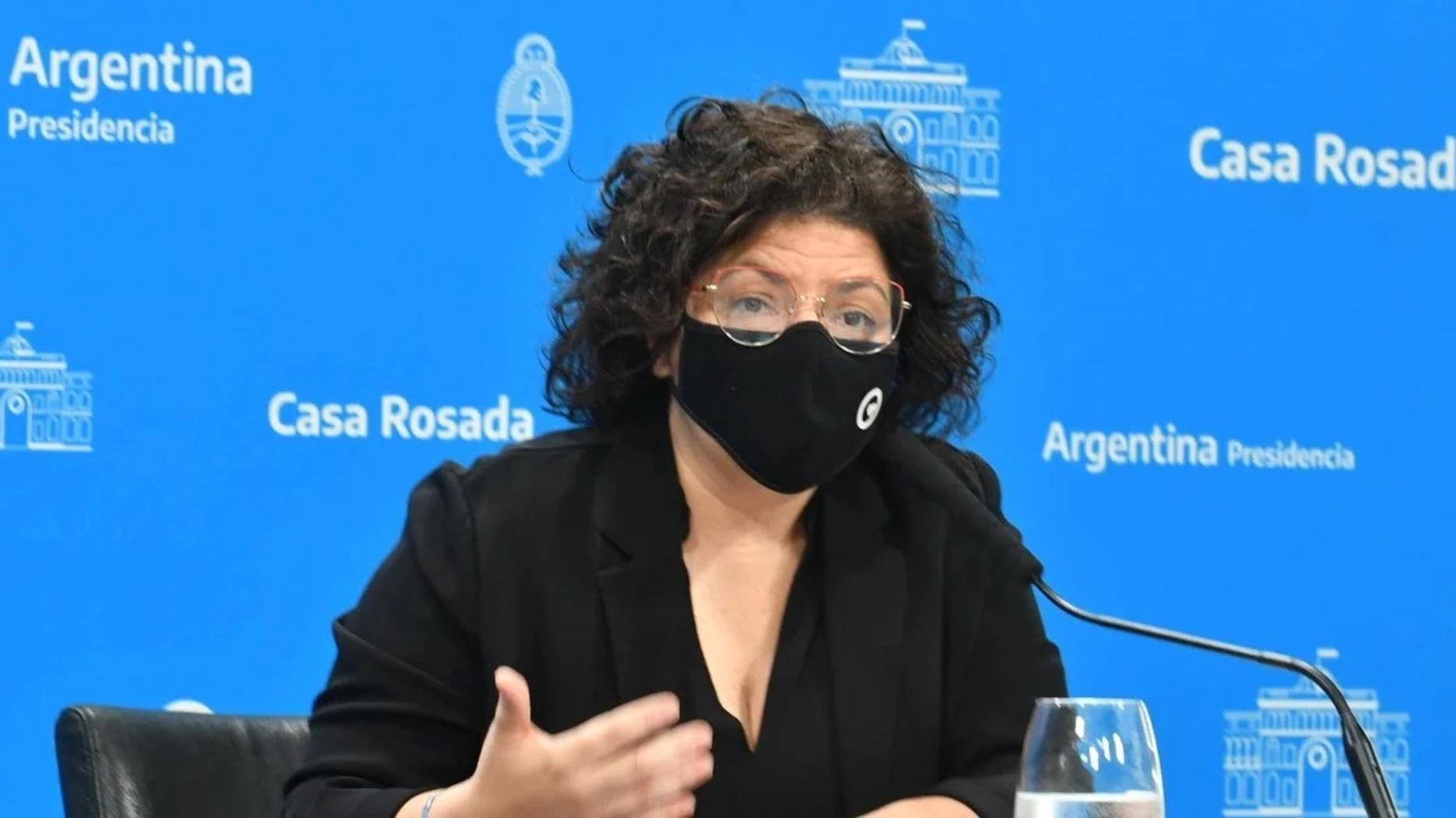 Carla Vizzotti se refirió a un cambio en la manera de considerar los casos positivos de Covid-19.