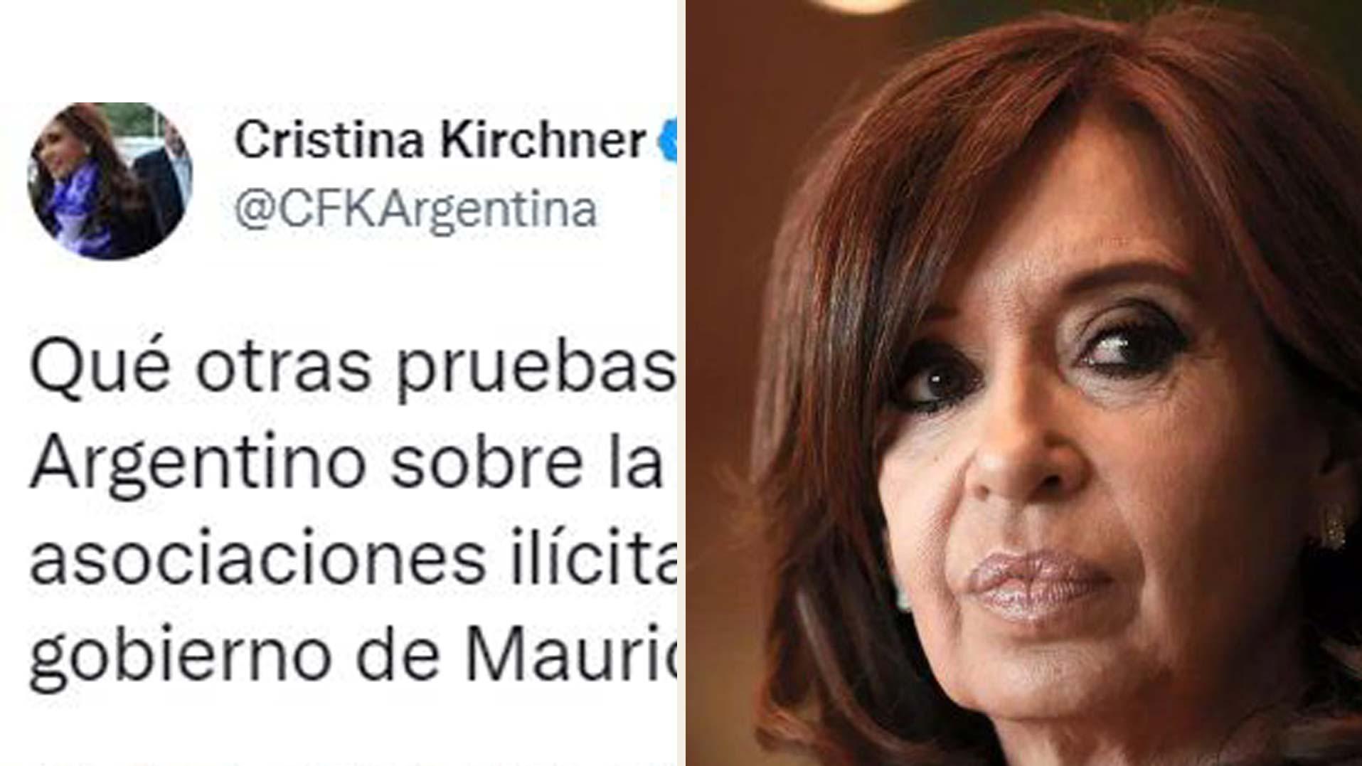 Cristina Kirchner publicó fuertes tuits sobre las polémicas declaraciones de Marcelo Villegas, ex ministro de Trabajo bonaerense.