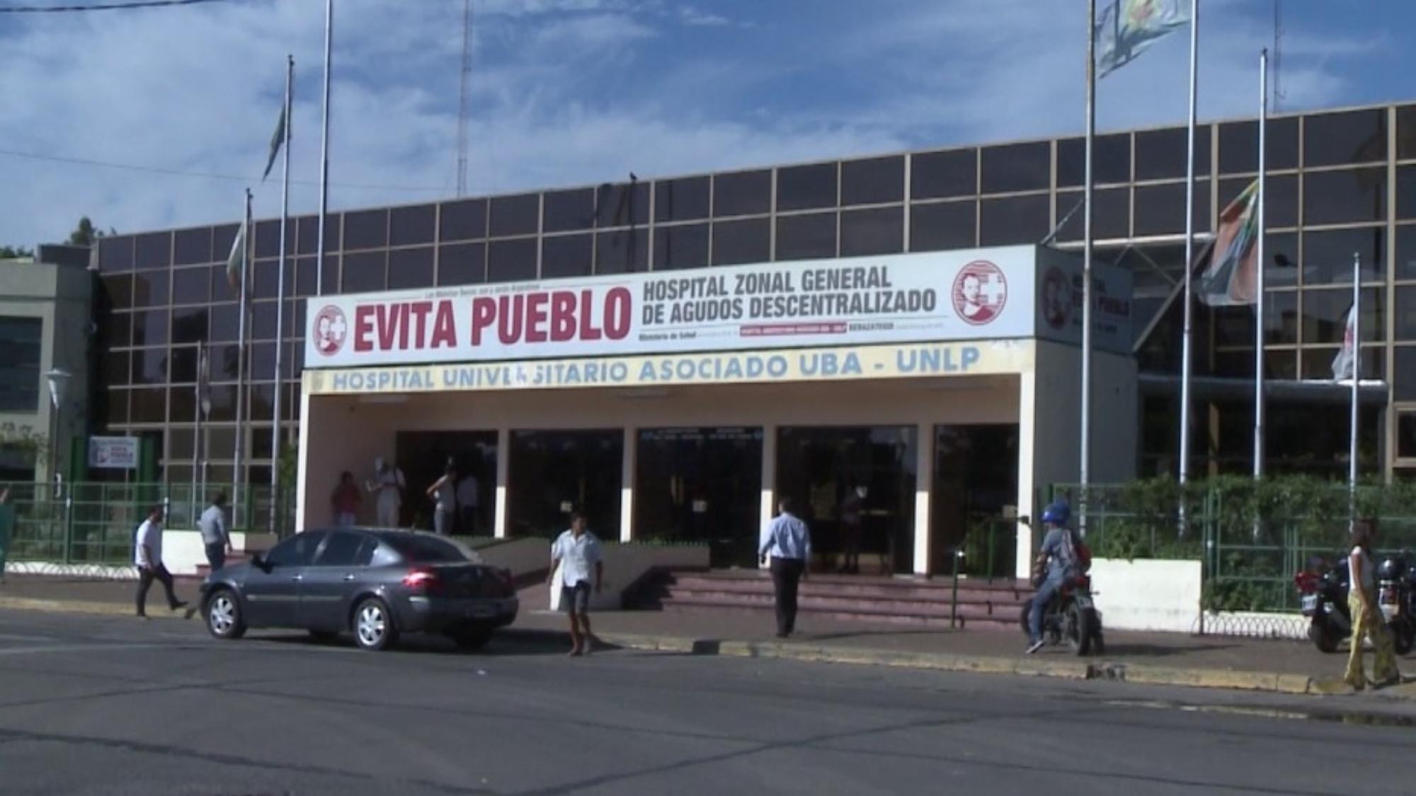 El individuo de 35 años perdió la vida en el Hospital Zonal General de Agudos Descentralizado Evita Pueblo.