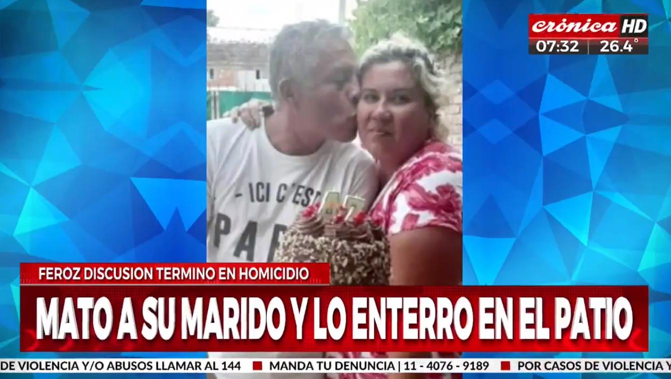 Juan Manuel Lozada Castro (43) fue hallado muerto y su esposa Eleonor Melina Herrera (39) confesó el crimen (Crónica HD).