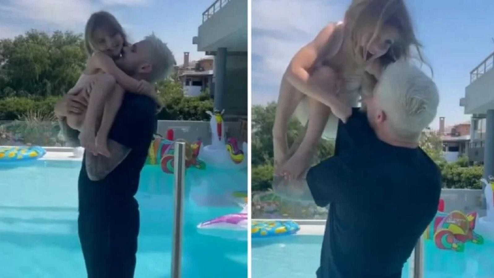 Mauro Icardi le hizo una broma a su hija Isabella y fue criticado en las redes sociales. 