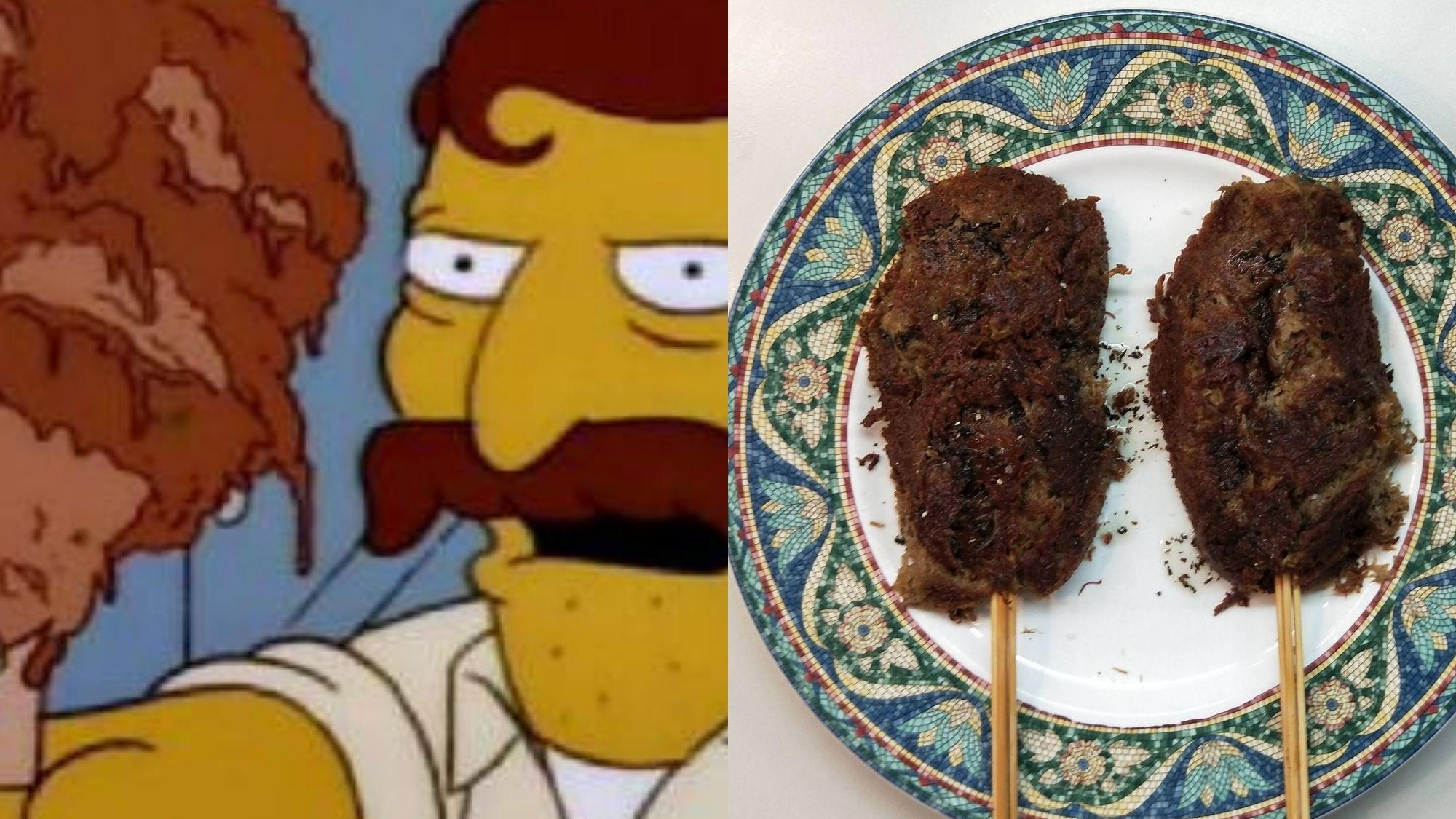 Uno de los ingredientes del Khlav Kalash es la carne de cordero.