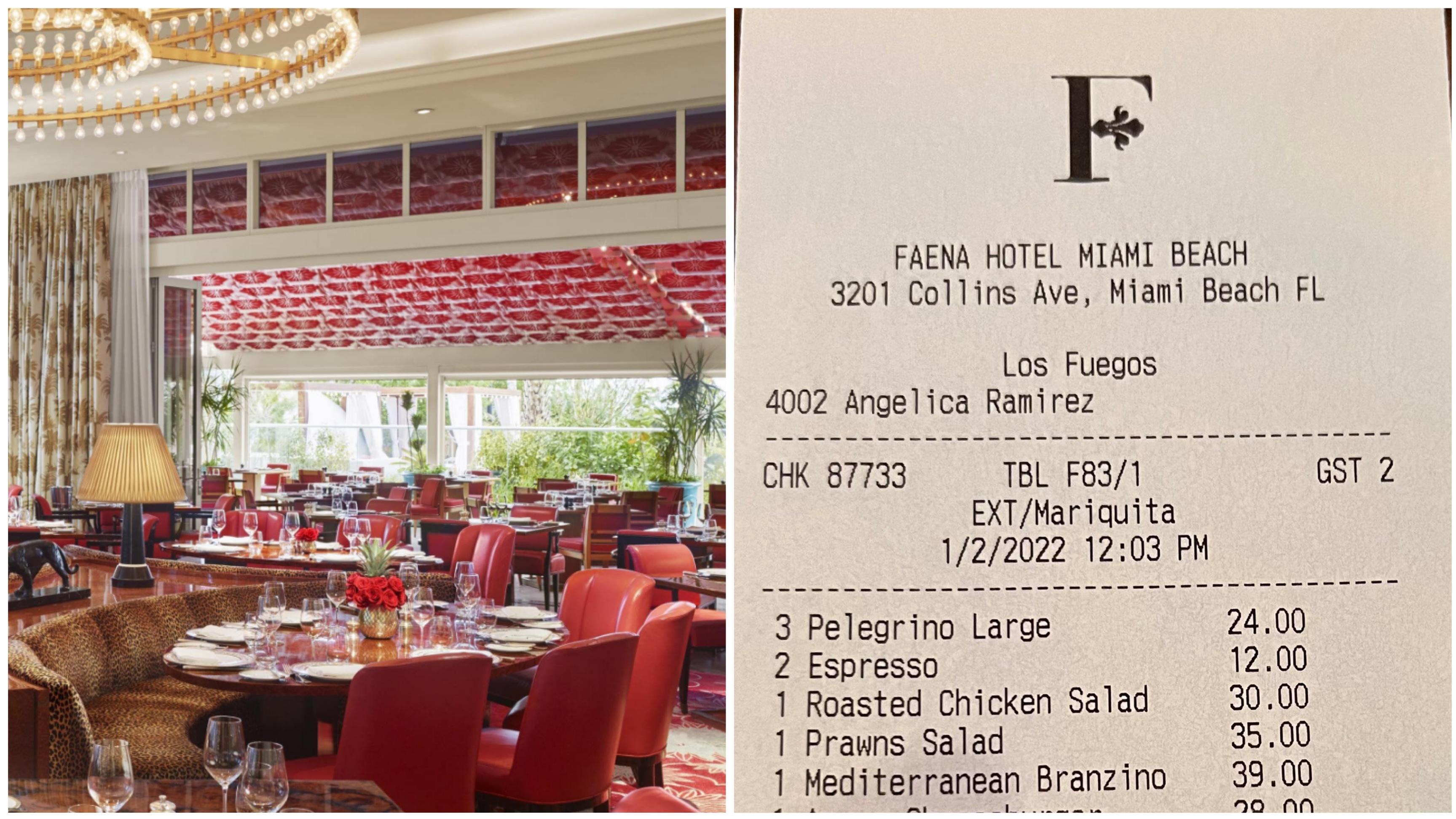 Carlos Maslatón visitó Los Fuegos, el restaurante de Francis Mallmann en el hotel Faena de Miami.