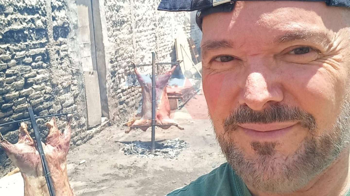 La selfie de Fernando Farré en prisión.