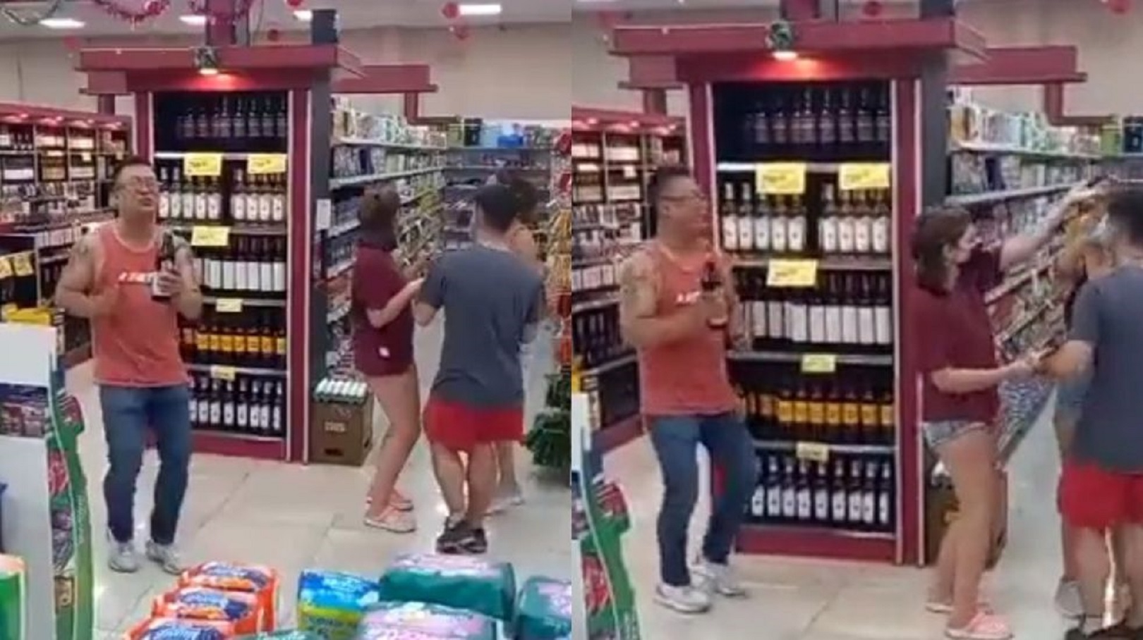 Li Dongdong vino desde China hace 14 años y trabaja como repositor en un supermercado además de ser un genio con el cuarteto.