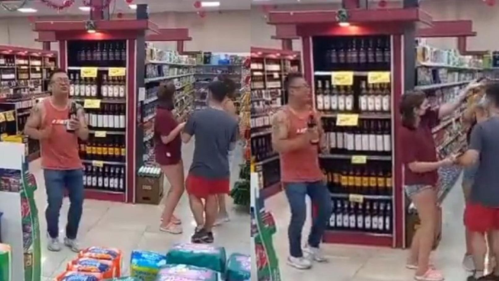 Li Dongdong vino desde China hace 14 años y trabaja como repositor en un supermercado además de ser un genio con el cuarteto.