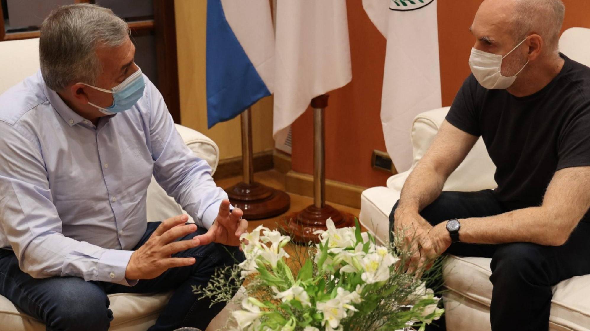 Horacio Rodríguez Larreta y Gerardo Morales se reunieron por la Red Federal de Acción Ambiental.